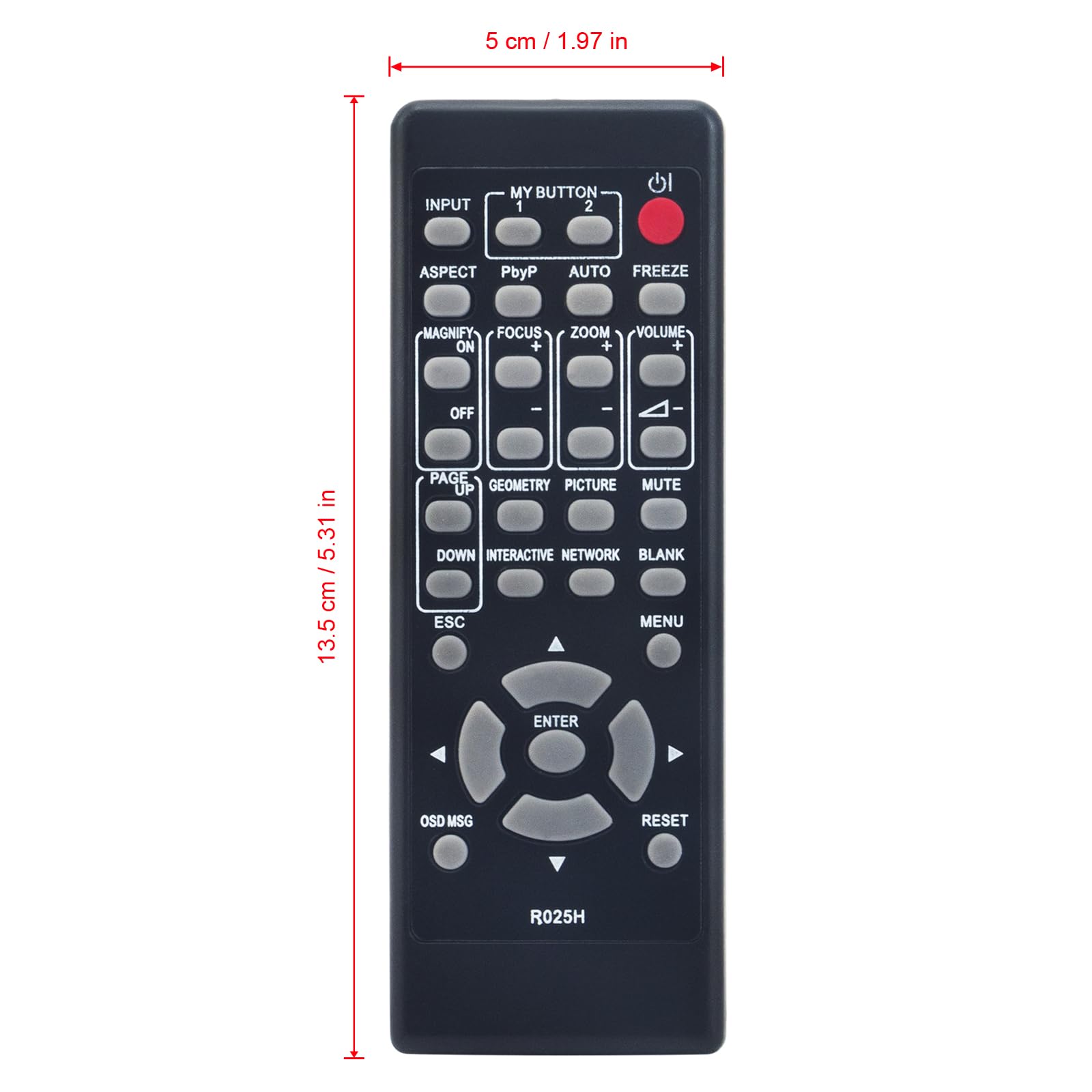 Amazon | R025H プロジェクター交換用リモコン 日立プロジェクター対応